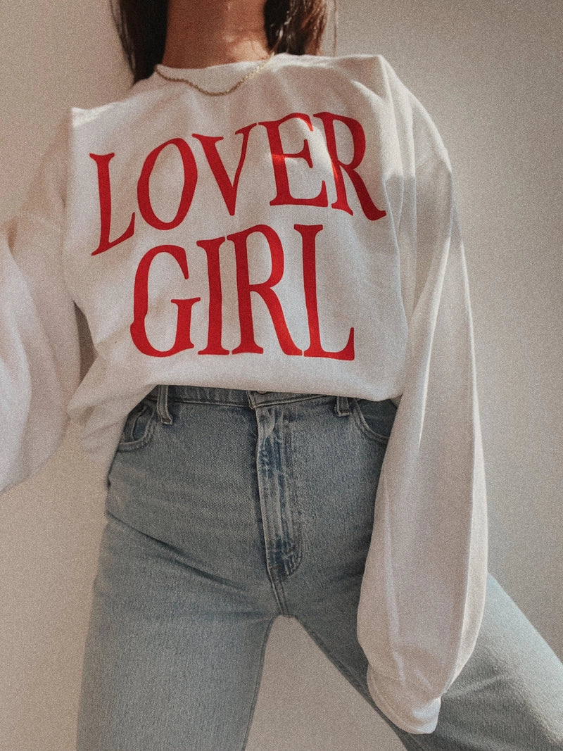 lover girl graphic crewneck
