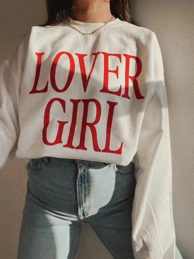 lover girl graphic crewneck